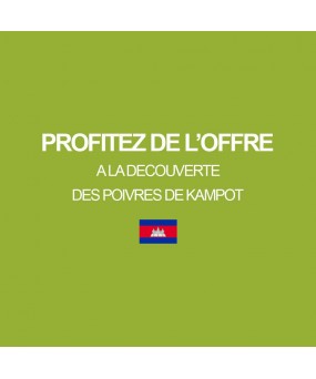 Offre Trio "A la découverte des poivres de Kampot"